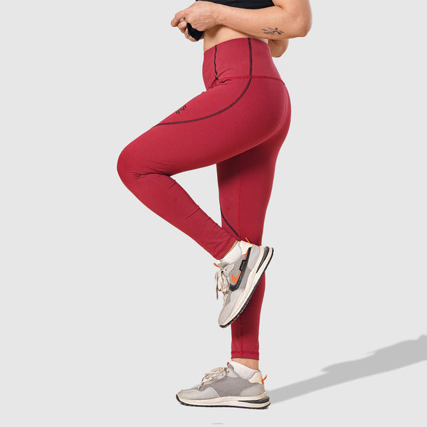 maroon legging