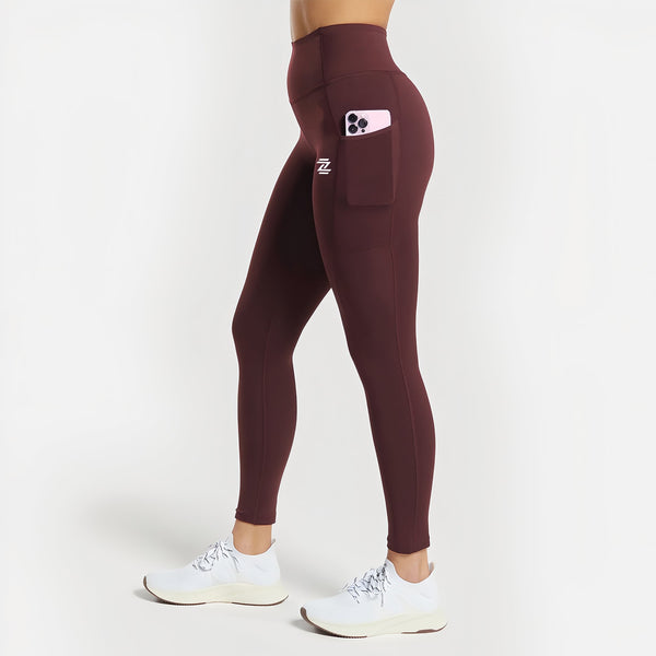 Brown Pocket Legging