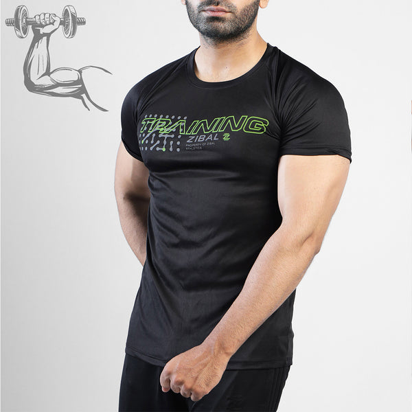 Black Training Muscle-Max Performance Tee