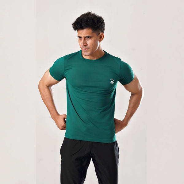 Green Cotton Men's Tee