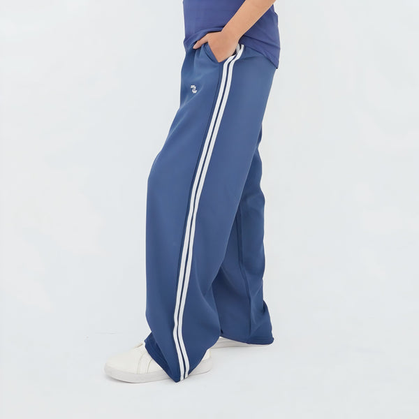 Navy Wide Leg Trouser