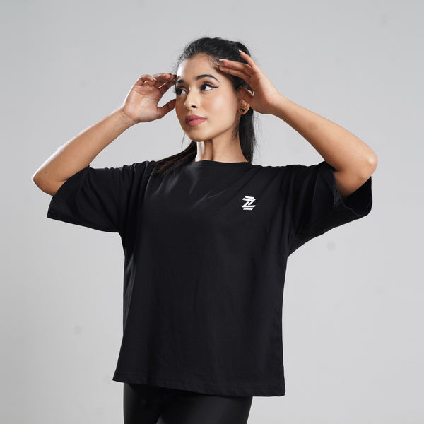 Black Oversize Tee Shirt